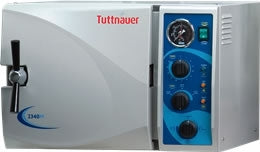 M Series - Manual Sterilizer Steam 9 X 18 Inch Chamber Manual Door - 2340M