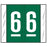 GBS/VRE Compatible Numeric Label Rolls, 1-5/16" H x 1-1/2" W, 500 Per Roll