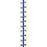 Tabbies Numerical Exhibit Index Tabs, Blue Color Edge - 1/2" in, - 5 packs per Box