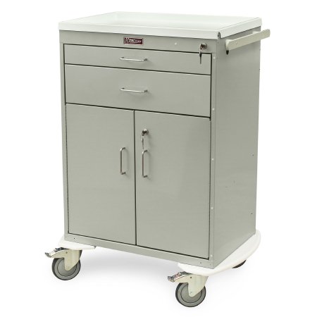 Harloff - Treatment Cart Steel 22 X 32 X 41.5 Inch 23 X 17 Inch Drawer, One 3 Inch, One 6 Inch - 6200