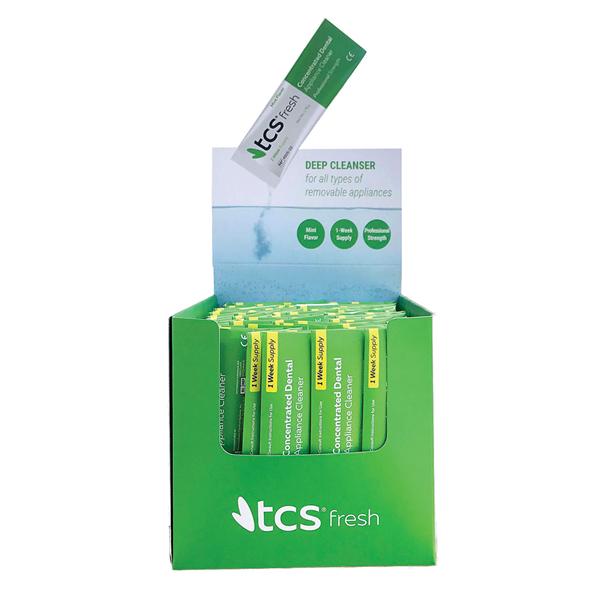 Thermoplastic Comfort System Cleaner Denture Tcs Sample Pack Mint 75/Bx - 4505FR-SMP