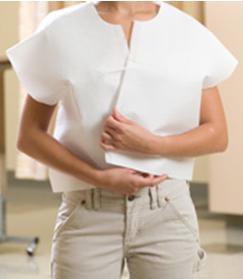 Graham Medical Products - Exam Cape Mauve One Size Fits Most Front / Back Opening Without Closure Unisex - 70203N