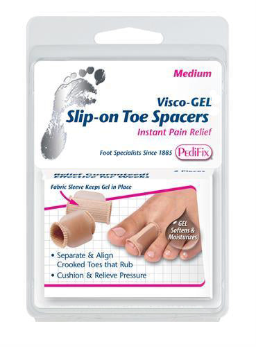 Pedifix Visco-Gel Toe Spacer Visco-GEL Medium Slip-On Left or Right Foot - P30-