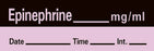 Timemed - Drug Label Anesthesia Label EPHEDrine_mcg/mL date_time_int_ Violet 1/2 X 1-1/2 Inch - AN-6