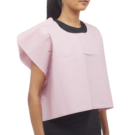 McKesson - Exam Cape Mauve Front / Back Opening Without Closure Unisex - 18-891