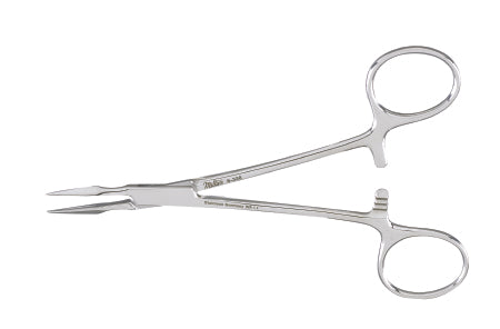 Miltex Miltex Splinter Forceps Williams 5-1/2 Inch OR Grade Stainless Steel (German) NonSterile Ratchet Lock Finger Ring Handle Straight Pointed Tips - 6-338