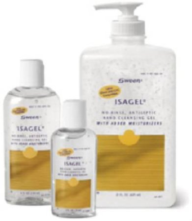 Coloplast Isagel Hand Sanitizer 4 oz. Ethyl Alcohol Gel Bottle - 1644 - Pack of 6