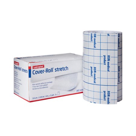 Cover-Roll Stretch - Dressing Retention Tape with Liner Nonwoven Polyester 4 Inch X 2 Yard White NonSterile - 45548