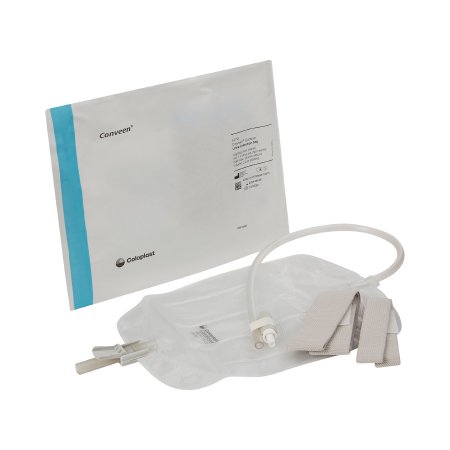 Conveen Security+ - Urinary Leg Bag Anti-Reflux Valve Sterile 600 mL Polyethylene / Flocked - 5170