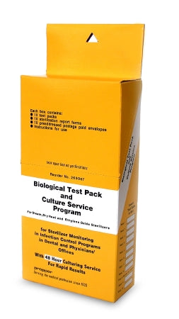 Propper Manufacturing propper Sterilization Biological Test Mail-In Culture Service Steam / EO Gas / Dry Heat / Chemical Vapor - 26906700