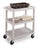 Lakeside Manufacturing Utility Cart Polyethylene 17.125 X 31.5 X 34.875 Inch 3 Shelves Beige - 2000