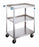 Lakeside Manufacturing Utility Cart Stainless Steel 19 X 31 X 33.375 Inch 3 Shelves Silver - 422