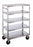 Lakeside Manufacturing - Utility Cart Stainless Steel 32.125 X 19.25 X 45.125 Inch Silver 18 X 31 Inch Shelves - 355