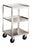 Lakeside Manufacturing Utility Cart Stainless Steel 16.75 X 18.75 X 30.125 Inch 3 Shelves Silver - 359