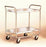 Lakeside Manufacturing Utility Cart Stainless Steel 17.5 X 27 X 35.75 Inch 2 Shelves Silver - 472