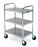 Lakeside Manufacturing Utility Cart Stainless Steel 23 X 36 X 37 Inch 3 Shelves Silver - 499