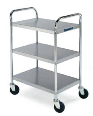 Lakeside Manufacturing - Utility Cart Stainless Steel 23 X 36 X 37 Inch Silver 23 X 36 X 37 Inch Shelves - 499