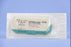 J & J Healthcare Systems Mersilene Suture with Needle Nonabsorbable Uncoated Green Suture Braided Polyester Size 11-0 8 Inch Suture Double-Armed 4.2 mm Length 1/2 Circle Spatula Needle - R749G