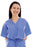 Landau Uniforms - Scrub Shirt Large Teal 2 Pockets Short Sleeve Unisex - 7502BTP