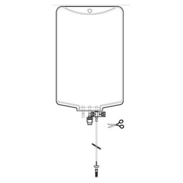 Cardinal Health Container Gravity Transfer All-In-One E.V.A. Plastic 2000Ml 15/Ca - 2B8124