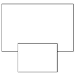 O&M Halyard Inc Table Cover 73-3/4 W X 110 L Inch / Skirt:60 X 44 Inch Overhead Table - 89641