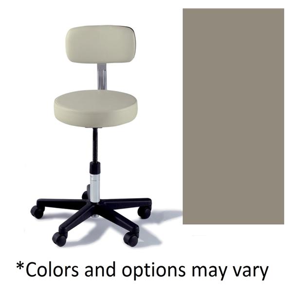 Midmark Corporation Stool Exam Ritter Value Series Shadow Gray Casters Adjustable Backrest 5 Leg Ea - 271-001-232