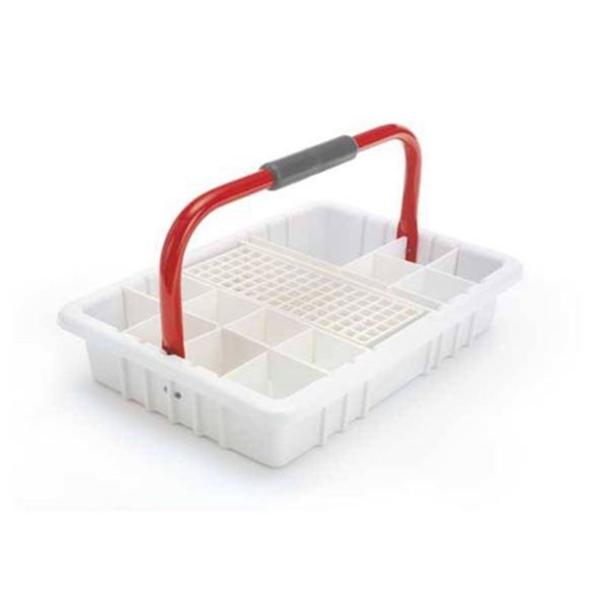 Marketlab Tray Phlebotomy With 4 Long Dividers Each - 1885-WH