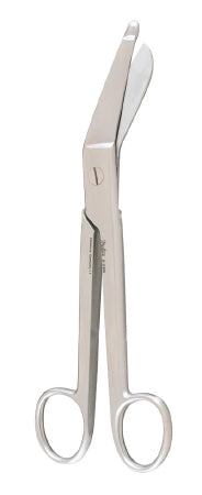 Miltex Miltex Plaster Shears Esmarch 8 Inch Length Surgical Grade Stainless Steel NonSterile Finger Ring Handle Angled Blade Blunt/Blunt - 5-568
