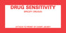Precision Dynamics TimeMed Pre-Printed Label Timemed Auxiliary Label Drug Sensitivity, Specify Drug(S), Attach To Front Of Chart Jacket White 4-1/2 X 2-1/4 Inch - N-225
