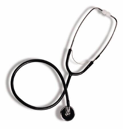 Mabis Healthcare Caliber Classic Stethoscope Gray 1-Tube 30 Inch Tube Double Sided Chestpiece - 10-432-035