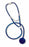 Mabis Healthcare Dispos-A-Scope Disposable Stethoscope Blue 1-Tube 30 Inch Tube Single Head Chestpiece - 10-448-010