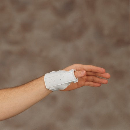 Deroyal - Thumb Splint DeRoyal One Size Fits Most Hook and Loop Closure Left Hand Brown - 5026-00