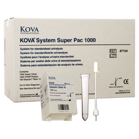 KOVA System Super Pac 1,000 - Urinalysis Consumables Kit Urinalysis Urinalysis System Urine Sample 1,000 Tests - 87154
