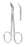 Miltex - Conjunctival Scissors Wilmer-Converse 4 Inch Length OR Grade German Stainless Steel NonSterile Finger Ring Handle Angled Blade Sharp Tip / Sharp Tip - 18-1440