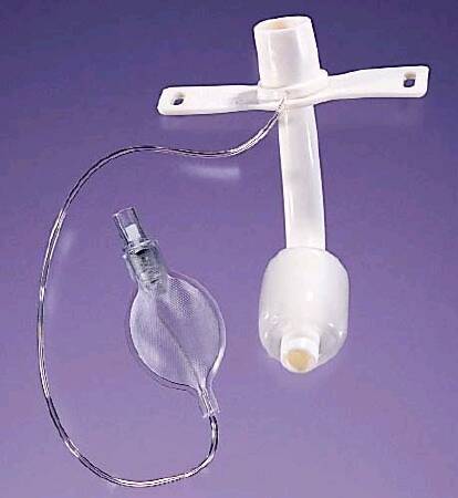 Covidien Shiley Tracheostomy Tube Single-Cannula Size 5 Cuffed - 5SCT