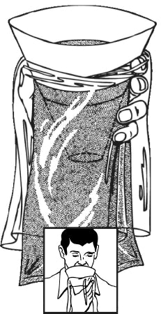 GKR Industries Convenience Bag Emesis / Urine Bag 22 oz. Clear - 8000