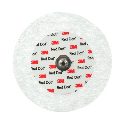 3M Red Dot - ECG Snap Electrode Monitoring Non-Radiolucent Tape Backing 50 per Pack - 2239