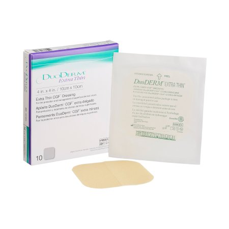 DuoDERM Extra Thin - Hydrocolloid Dressing 4 X 4 Inch Square Sterile - 187955