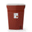 SharpSafety - Sharps Container 26 H X 18-1/4 W X 12-3/4 D Inch 18 Gallon Red Base / White Lid Horizontal Entry Hinged Lid - 8991