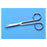 Busse Hospital Disposable Scissors Nurses 5-1/2" Sharp/Blunt Angled Stainless Steel Disposable 50/Ca - 773