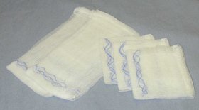 McKesson McKesson X-Ray Detectable Gauze Sponge Cotton 12-Ply 4 X 8 Inch Rectangle Sterile - 16-42846