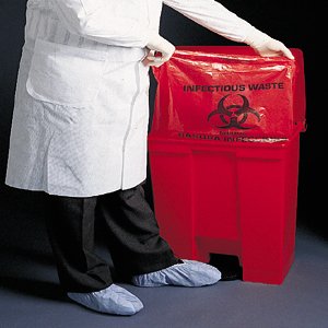 McKesson McKesson Infectious Waste Bag 30 - 33 gal. Red LLDPE 31 X 41 Inch - 1042828