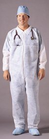 McKesson McKesson Fluid-Resistant Coverall X-Large White Disposable - 82131200