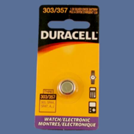 Bulbtronics Duracell Silver Oxide Battery 303/357 Cell 1.5V Disposable 1 Pack - 2786
