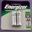 Bulbtronics Energizer NiMH Battery AA Cell 1.2V Rechargeable 2 Pack - 7066
