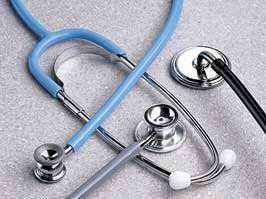 American Diagnostic Corp Proscope Classic Stethoscope Blue 1-Tube 21 Inch Tube Double Sided Chestpiece - 676N