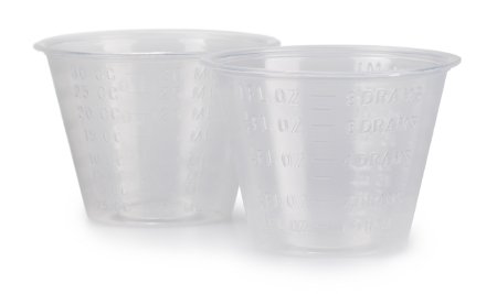 McKesson McKesson Graduated Medicine Cup 1 oz. Clear Plastic Disposable - 16-9505