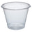Medegen - Graduated Medicine Cup 1 oz. Clear Plastic Disposable - 02301