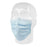 Comfort-Plus - Surgical Mask Pleated Tie Closure One Size Fits Most Blue NonSterile Not Rated Adult - 65-3112
