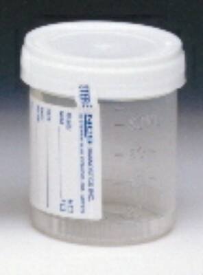 Vollrath - Specimen Container for Pneumatic Tube Systems 90 mL (3 oz.) Screw Cap Sterile Inside Only - M4937